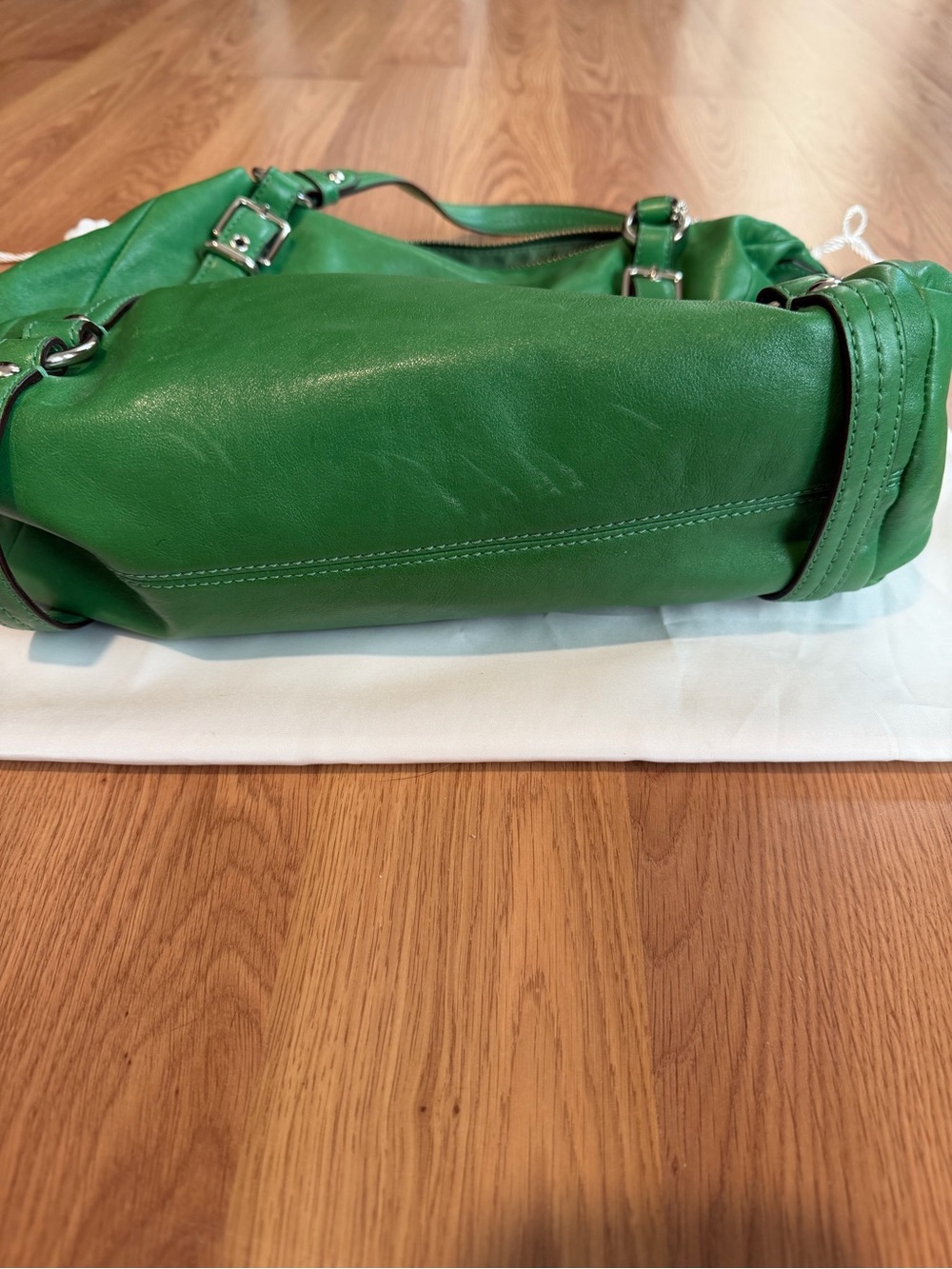 Coach Green Leather Crossbody Bag - Picture 6 of 11